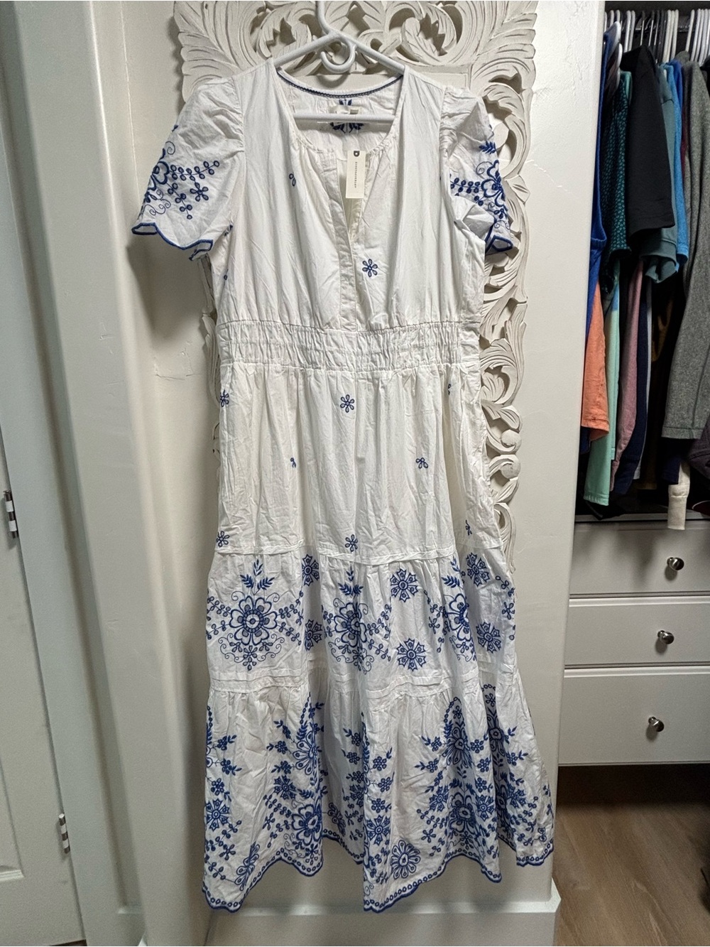Anthropologie The Somerset Maxi Dress: Eyelet Edition